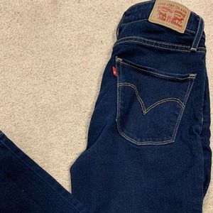Levi’s high rise skinny jeans